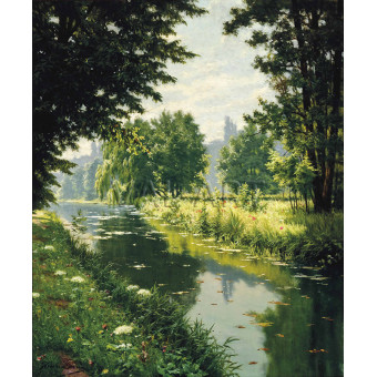 РЕПРОДУКЦИИ НА КАРТИНИ Летен ден на езерото (1912)